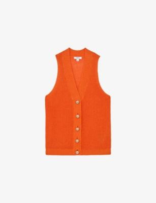 Robin Knitted Linen Tank Top by REISS