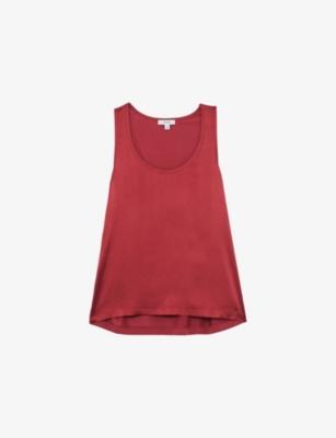 Ruby Sleeveless Stretch-Silk Top by REISS