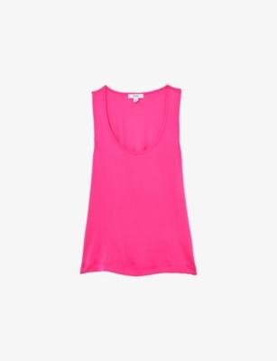 Ruby Sleeveless Stretch-Silk Top by REISS