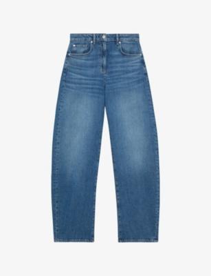 Sabel Barrel-Leg Denim Jeans by REISS