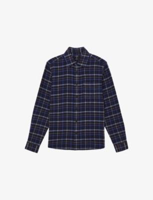 Sam Checked Woven Overshirt by REISS