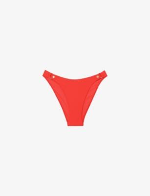 Sandy Stud-Embellished Bikini Bottoms by REISS