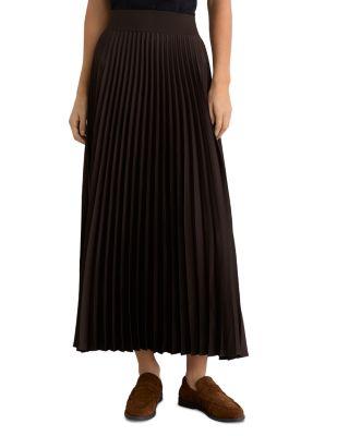 Seren Pleated Midi Skirt by REISS