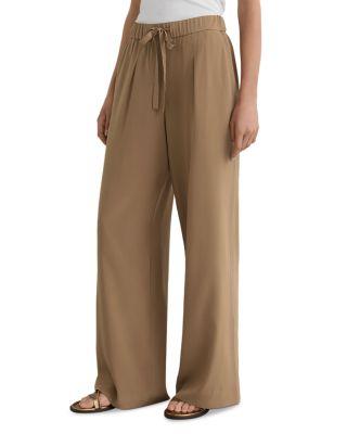 Silk Wide Leg Pants by REISS