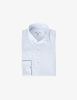 Storm Reg Long-Sleev Cotton-Twill Shirt by REISS