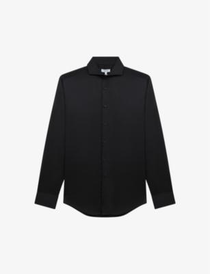 Storm slim-fit cotton-twill shirt by REISS