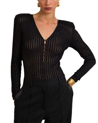 Stripe Bodysuit by REISS