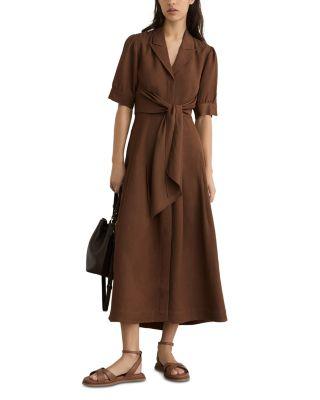 Tessera Button Front Dress by REISS