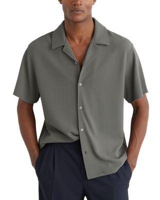 Textured Cuban Shirt by REISS