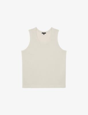 Textured Round-Neck Stretch-Woven Vest by REISS