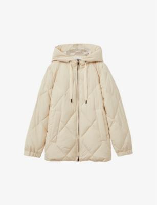 Thea Quilted Woven Jacket by REISS