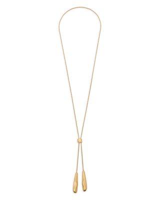 Tova Sculptural Nugget Lariat Necklace by REISS