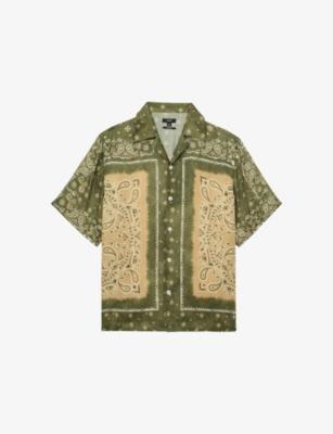 Vicente Paisley-Print Woven Shirt by REISS
