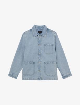 Vigo Faded Denim Jacket by REISS