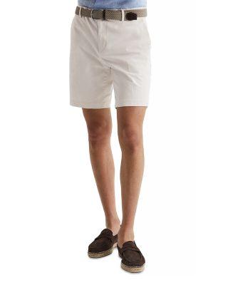 Wicket Cotton Blend Modern Fit Chino Shorts by REISS
