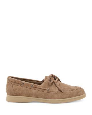 Women's Suede Boat Shoe Loafers by REISS