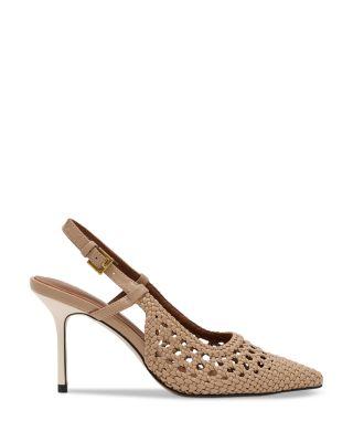 Women's Woven Slingback Pumps by REISS