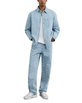 x McLaren Chronix Racing Logo Pocket Denim Shirt by REISS