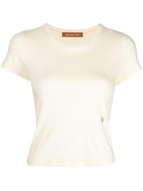 Adina short-sleeve T-shirt by REJINA PYO