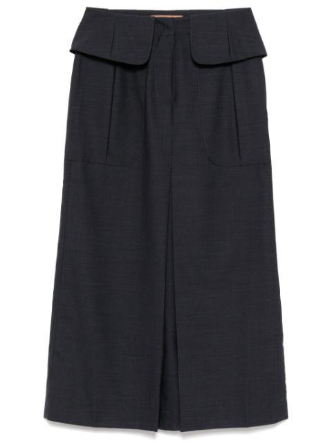 Lila maxi skirt by REJINA PYO