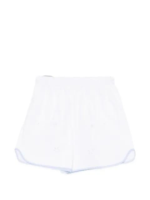 piped curved-hem shorts by RELAX RE-LUX