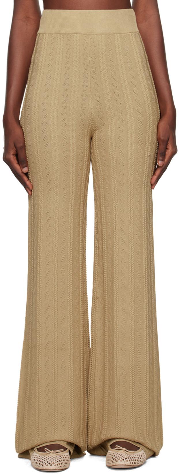 Brown Straight Pants by REMAIN BIRGER CHRISTENSEN