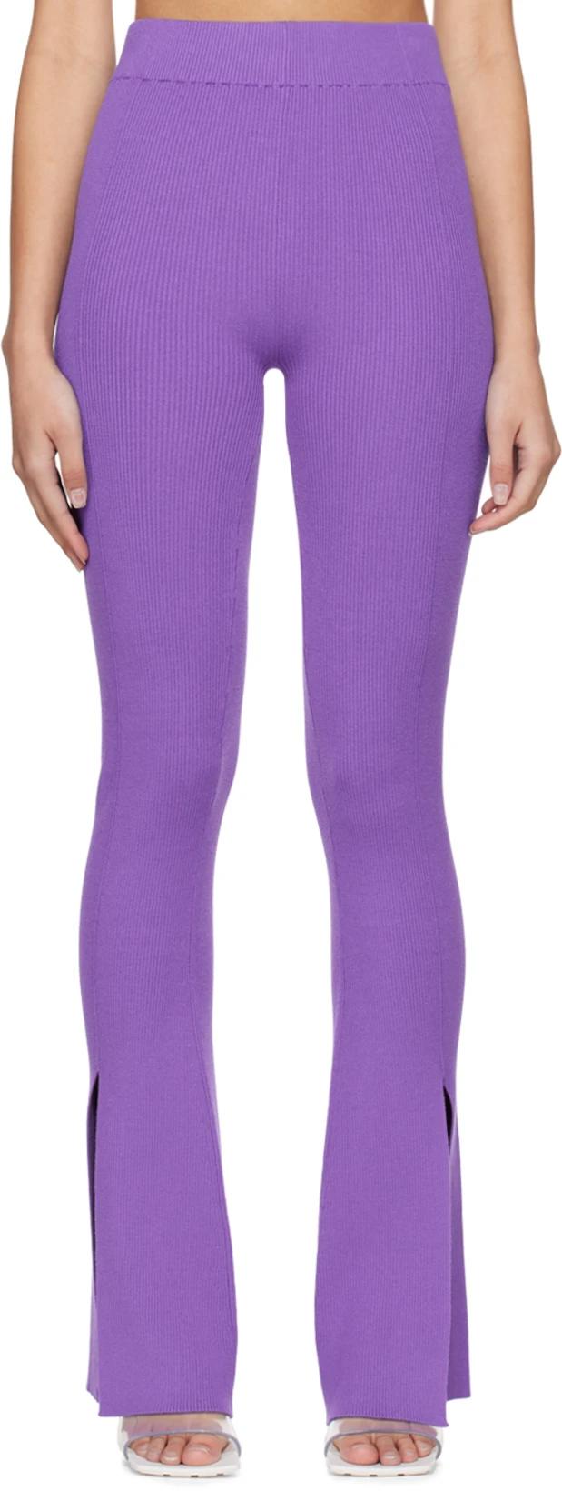 Purple Dense Lounge Pants by REMAIN BIRGER CHRISTENSEN