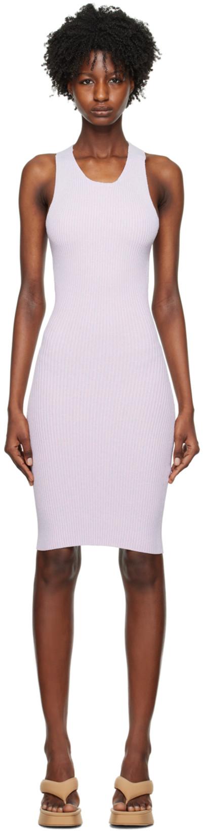 Purple Halter Midi Dress by REMAIN BIRGER CHRISTENSEN