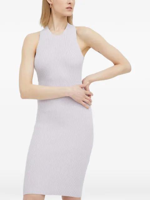 criss-cross ribbed mini dress by REMAIN BIRGER CHRISTENSEN