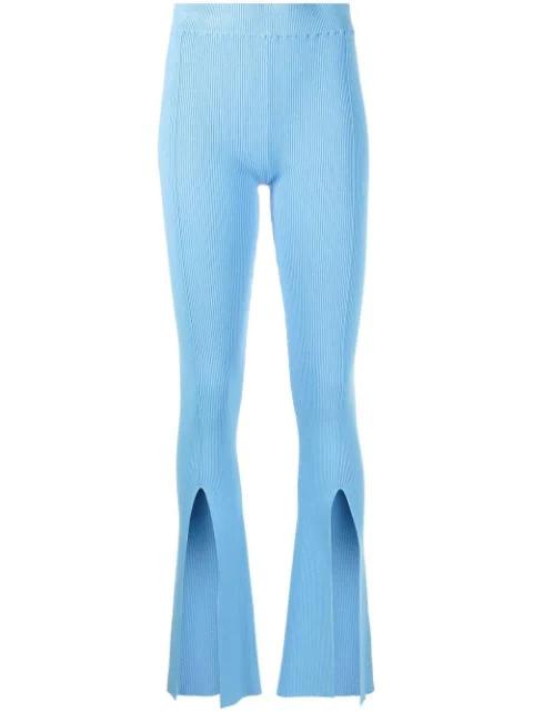 high-waisted knitted trousers by REMAIN BIRGER CHRISTENSEN