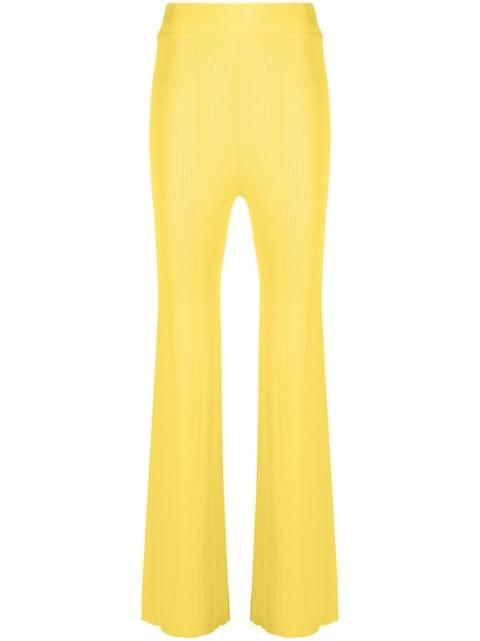 high-waisted knitted trousers by REMAIN BIRGER CHRISTENSEN