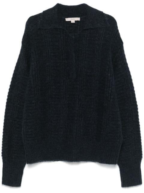 knitted polo sweater by REMAIN BIRGER CHRISTENSEN