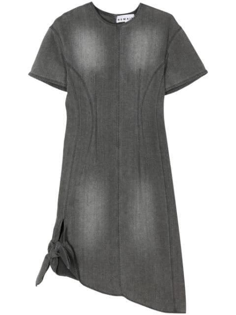 knot-detail denim dress by REMAIN BIRGER CHRISTENSEN
