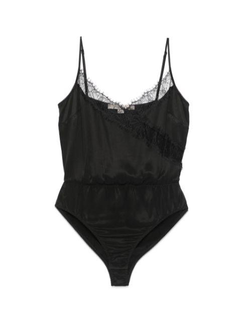 lace-panel bodysuit by REMAIN BIRGER CHRISTENSEN
