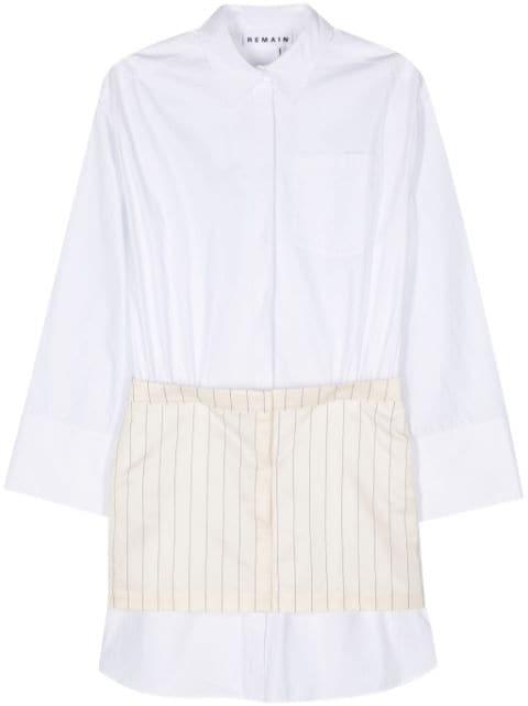 layered mini dress by REMAIN BIRGER CHRISTENSEN