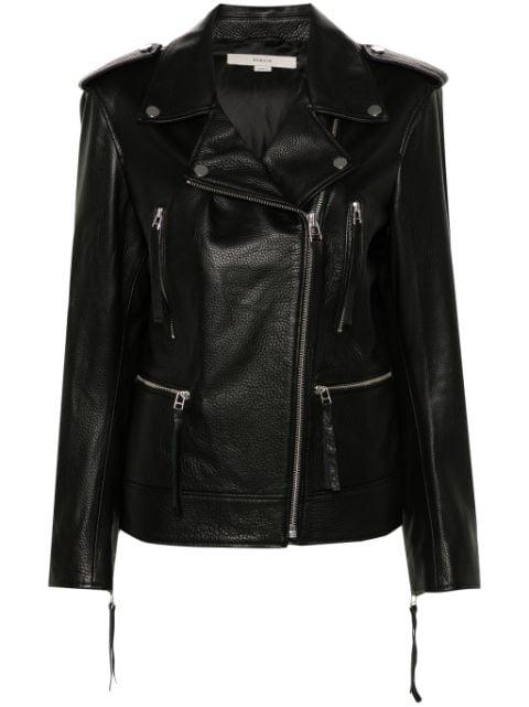 leather biker jacket by REMAIN BIRGER CHRISTENSEN