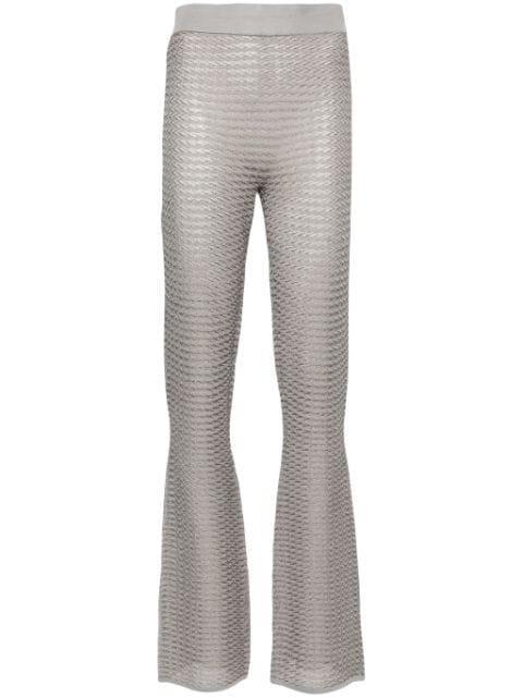 metallic striped flared trousers by REMAIN BIRGER CHRISTENSEN