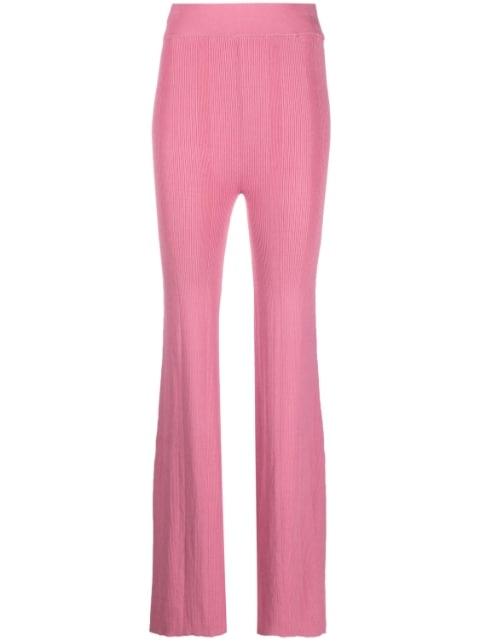 ribbed knit flared trousers by REMAIN BIRGER CHRISTENSEN
