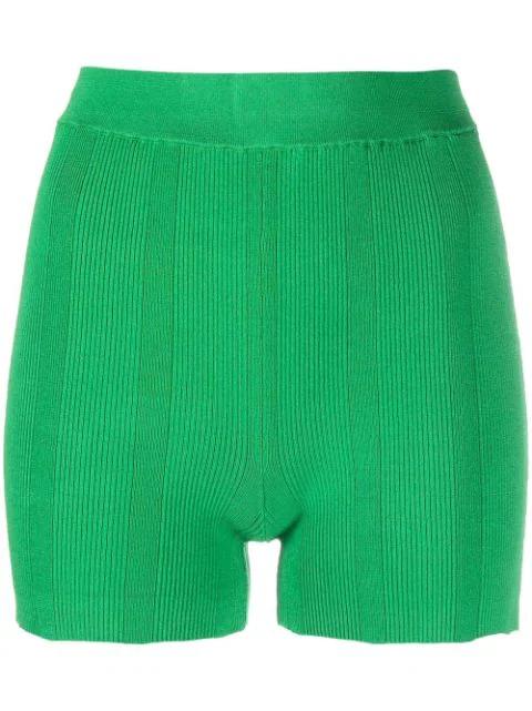 ribbed slip-on shorts by REMAIN BIRGER CHRISTENSEN