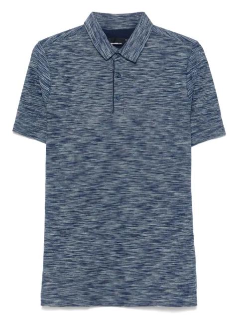 mélange-effect polo shirt by REMUS UOMO