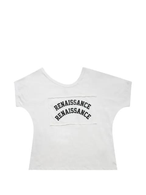 Ren logo-patch T-shirt by RENAISSANCE RENAISSANCE