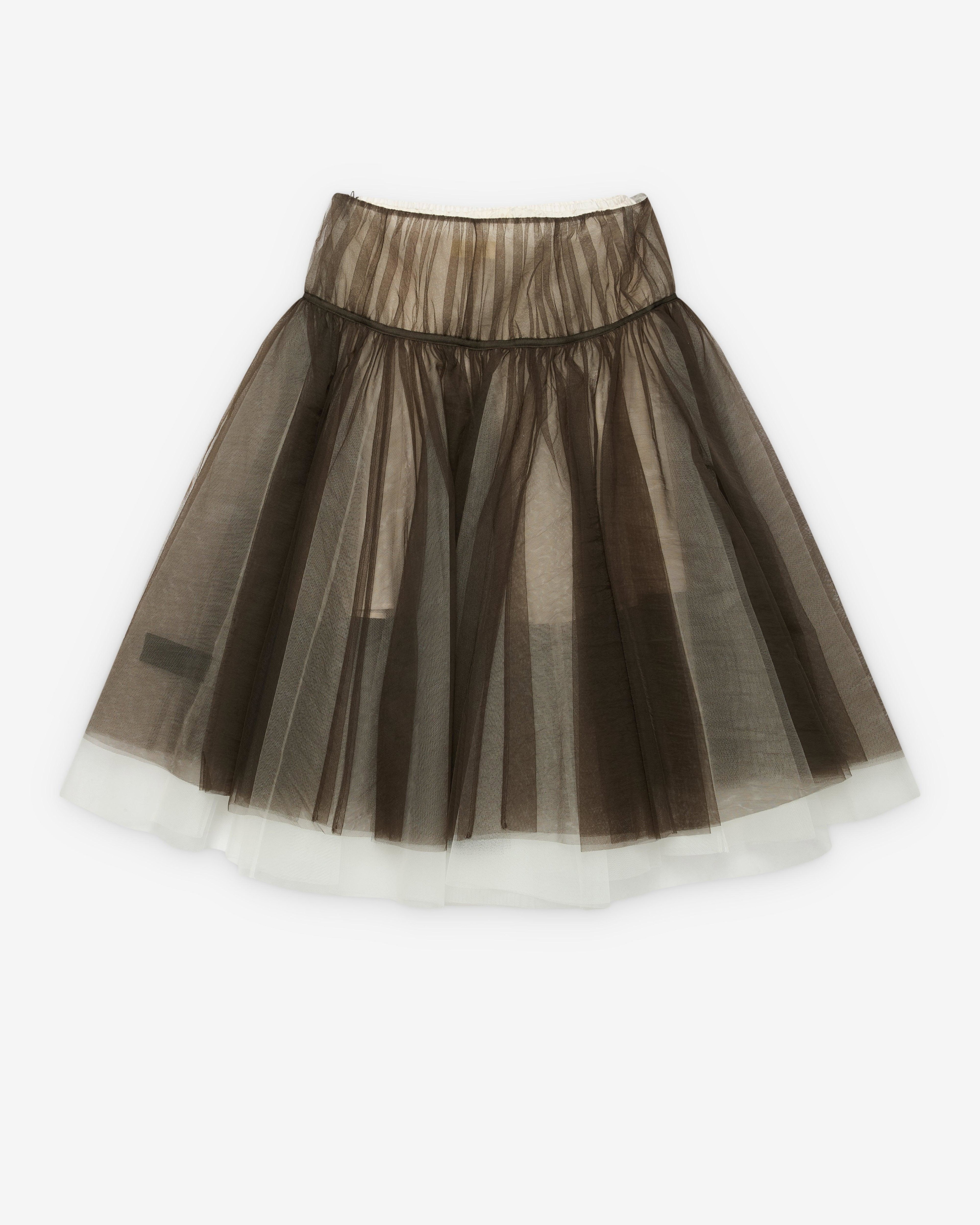 Renaissance Renaissance - Women's Downtown Midi Skirt - (Brown) by RENAISSANCE RENAISSANCE