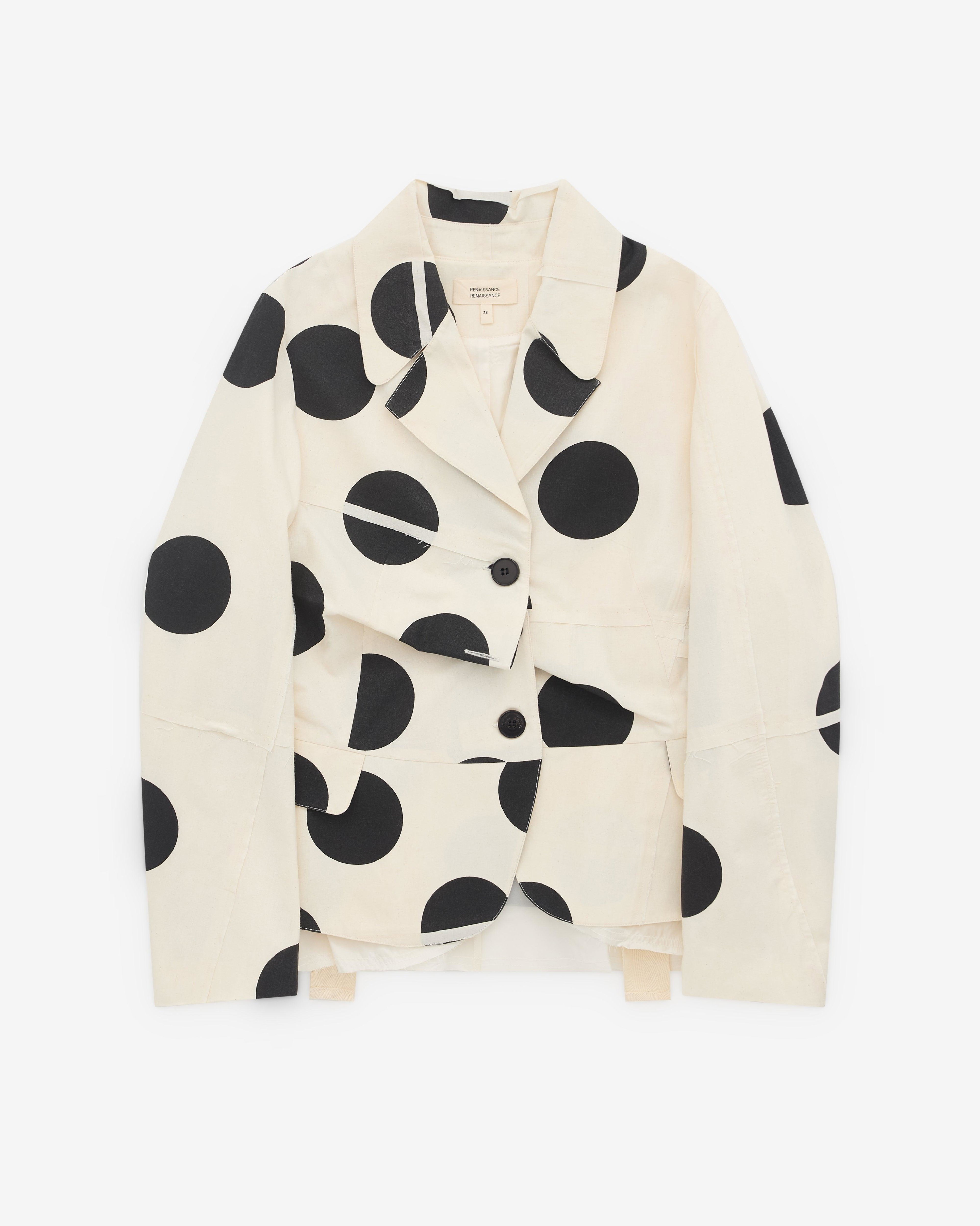 Renaissance Renaissance - Women’s Sylvia Jacket - (Polka Dot) by RENAISSANCE RENAISSANCE