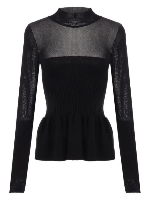 knitted peplum top by RENATA BRENHA