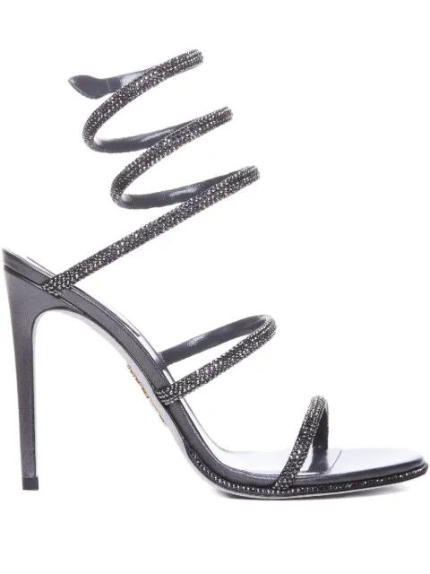 105mm rhinestone-embellished sandals by RENE CAOVILLA