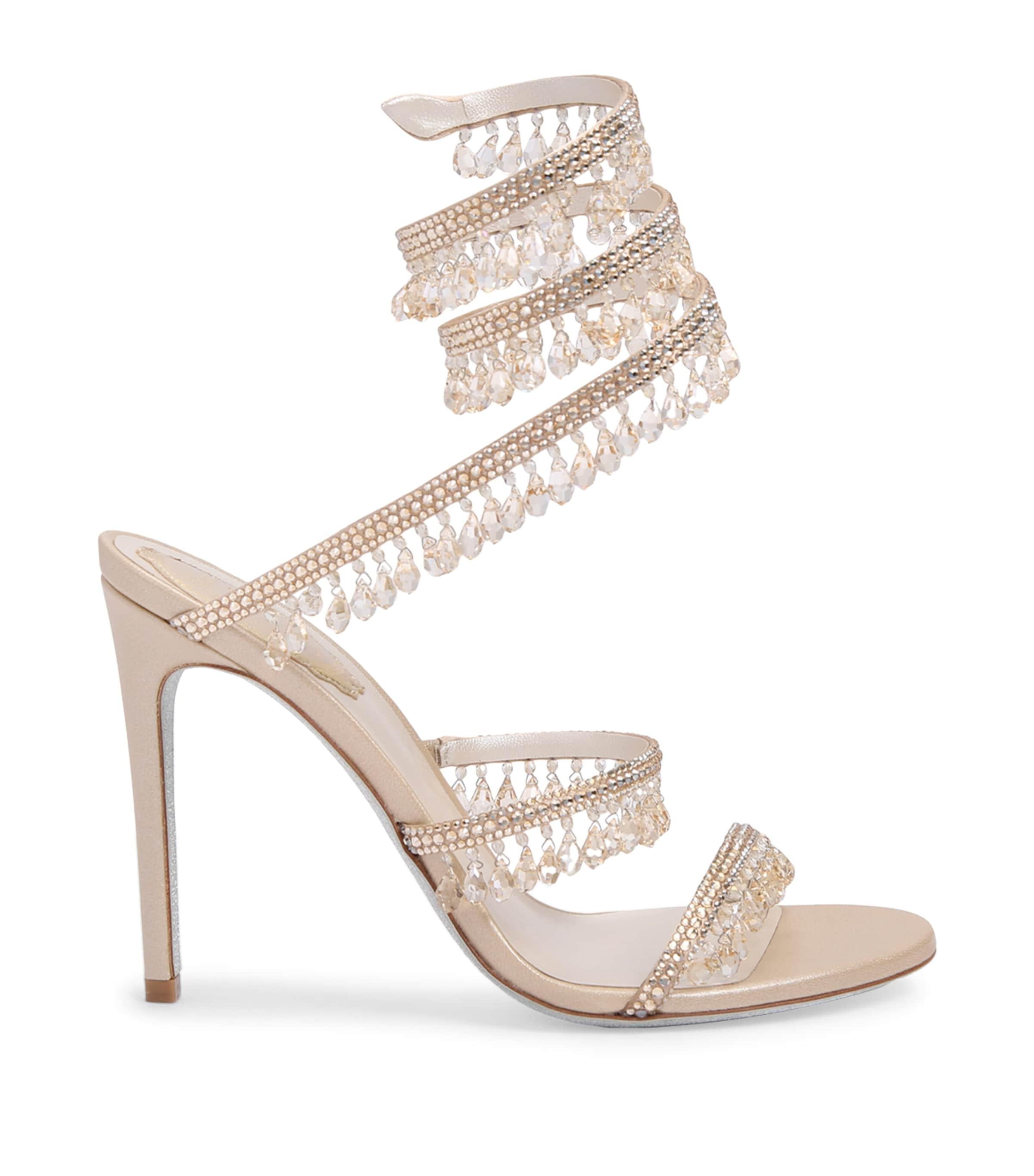 René Caovilla Embellished Chandelier Sandals 105 by RENE CAOVILLA