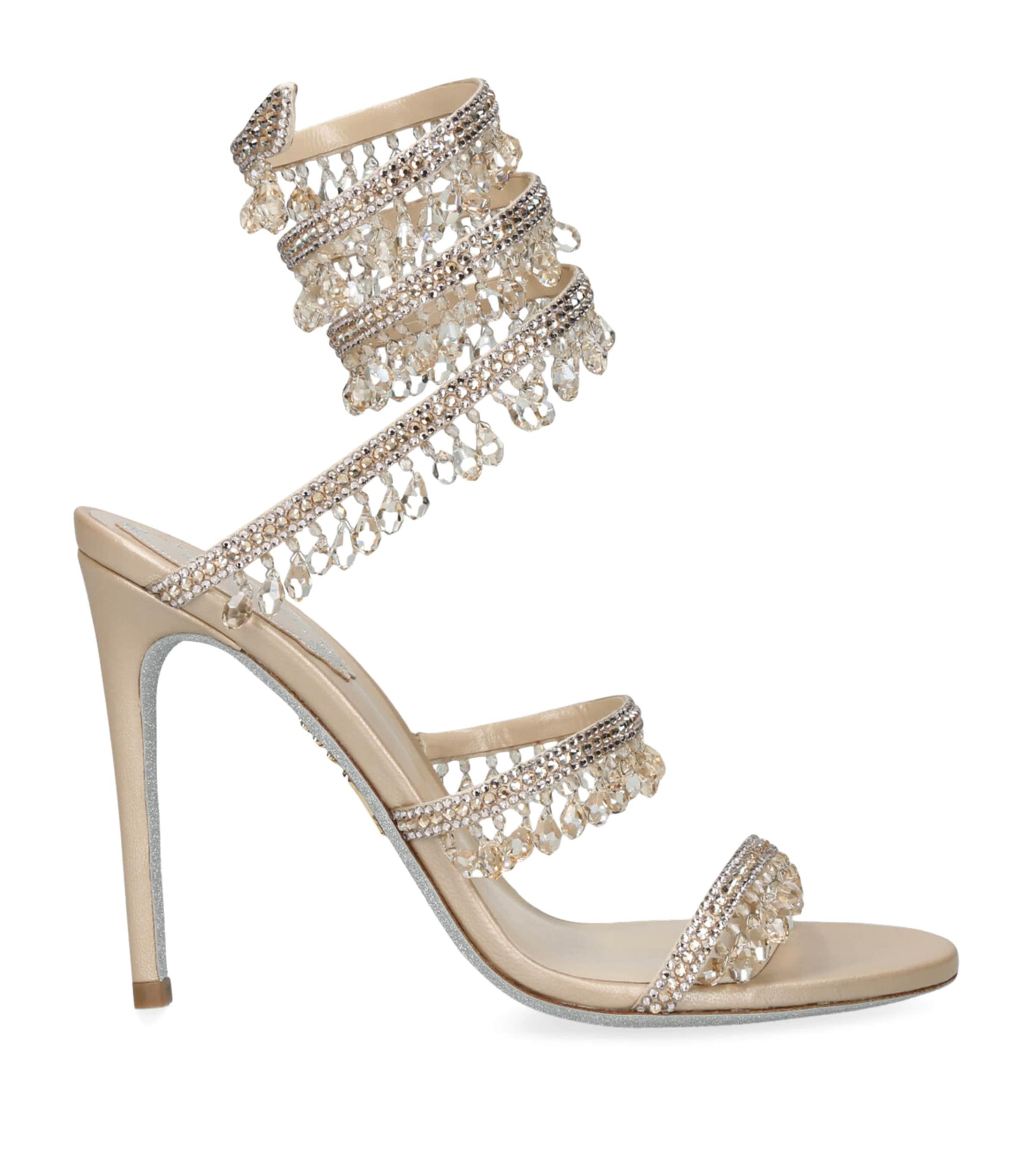 René Caovilla Embellished Chandelier Sandals 105 by RENE CAOVILLA