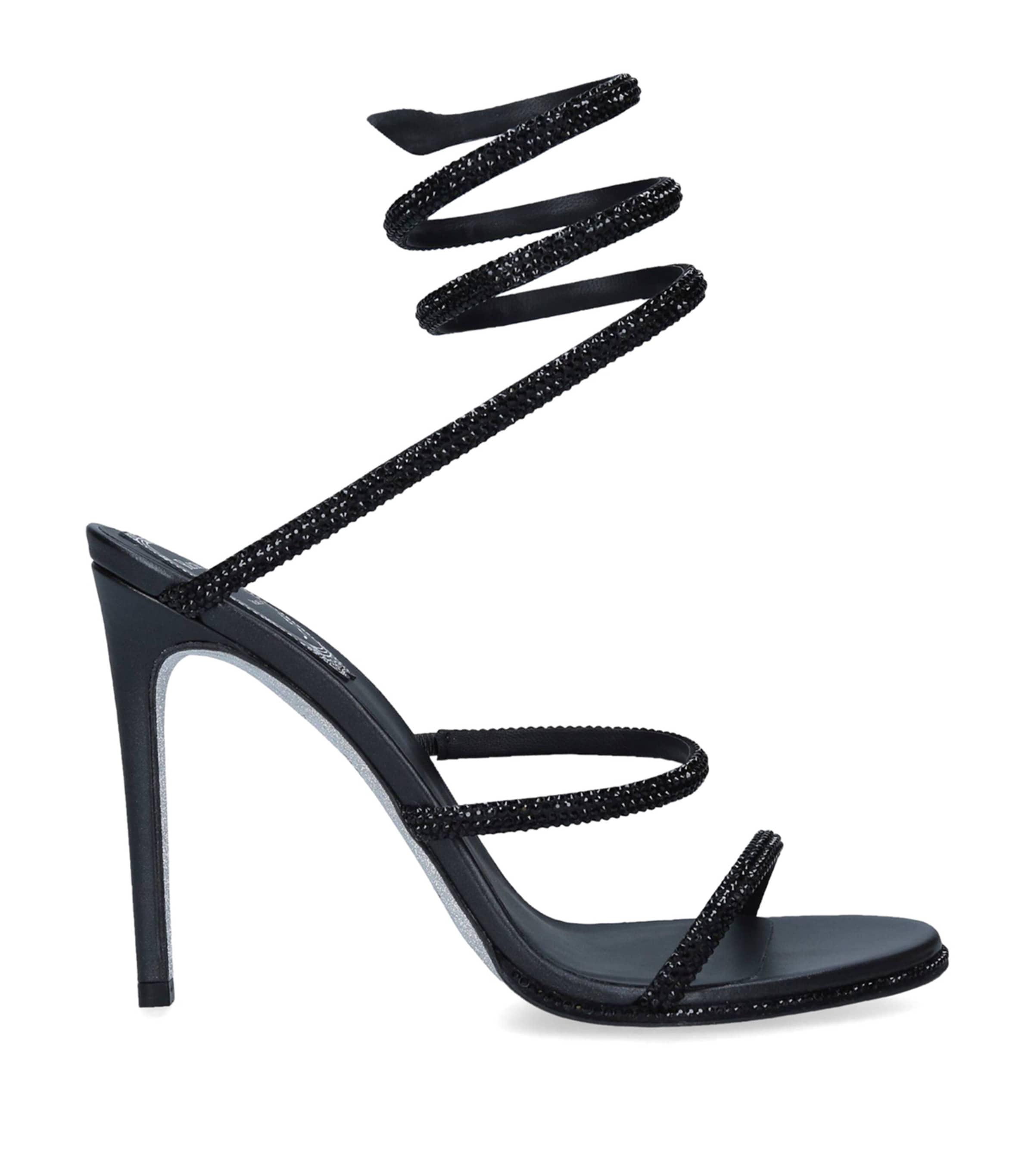 René Caovilla Embellished Cleo Sandals 105 by RENE CAOVILLA