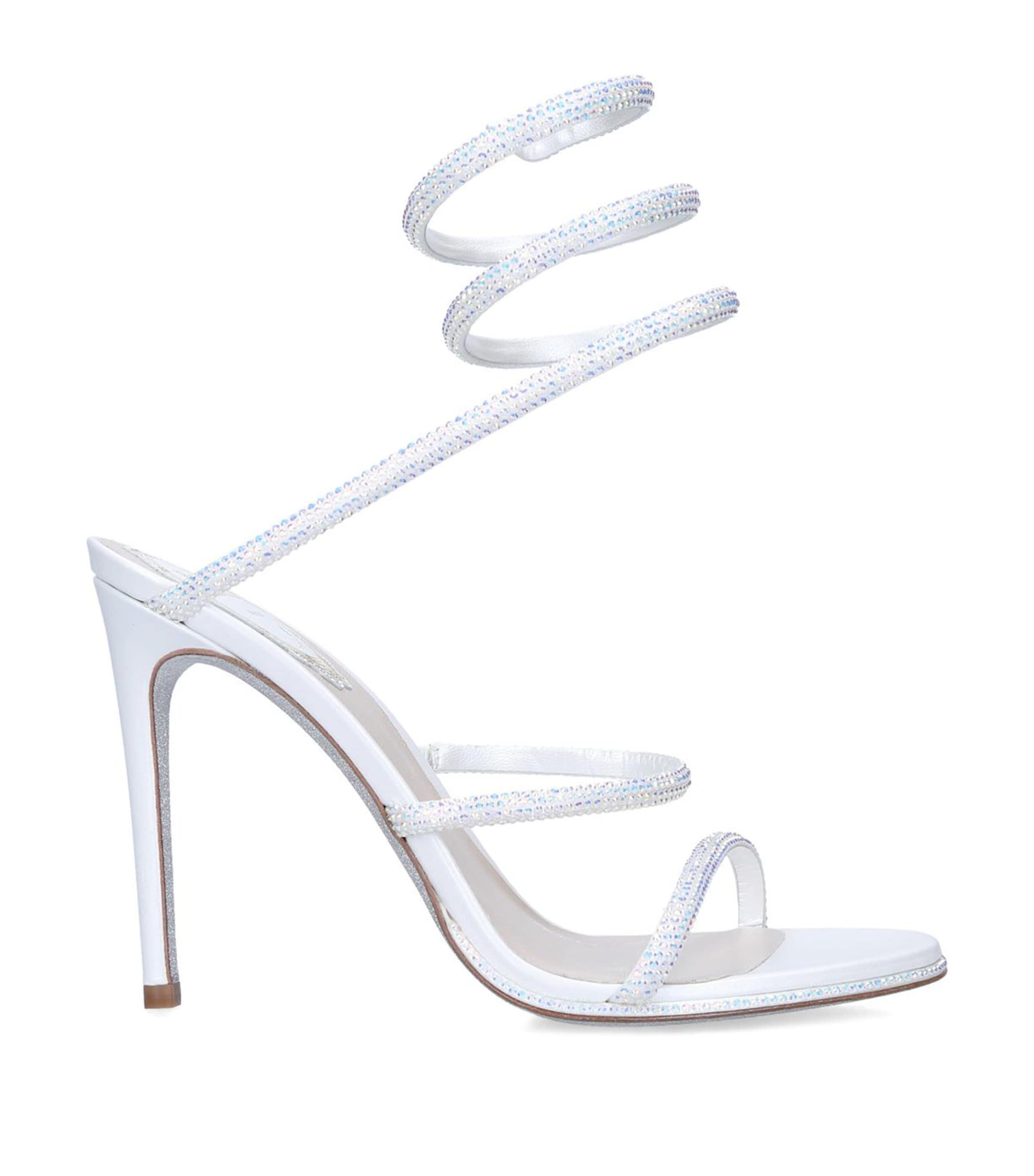 René Caovilla Embellished Cleo Sandals 105 by RENE CAOVILLA