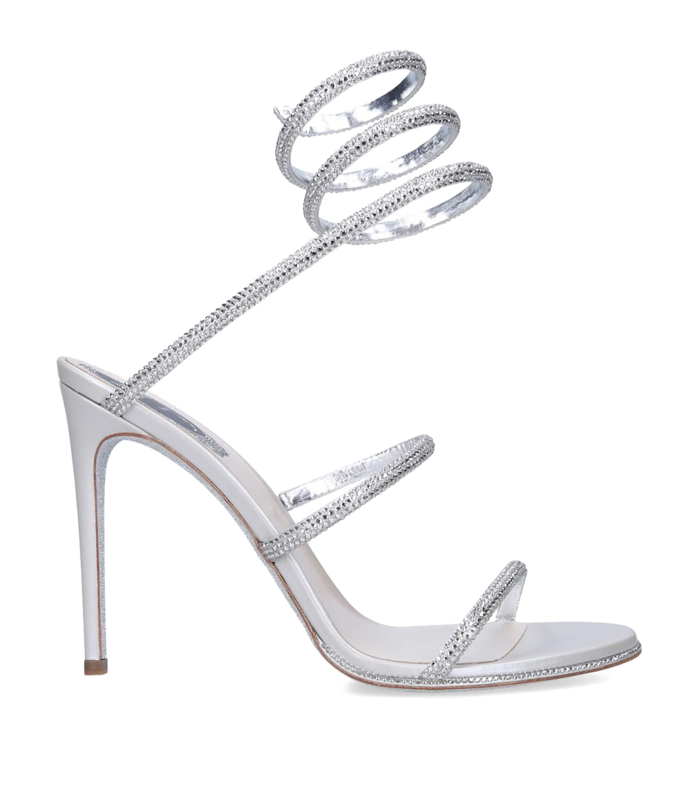 René Caovilla Embellished Cleo Sandals 105 by RENE CAOVILLA